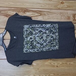 🟠 GAIAM Women’s Short Sleeve Soft Patterned Top (size XS)